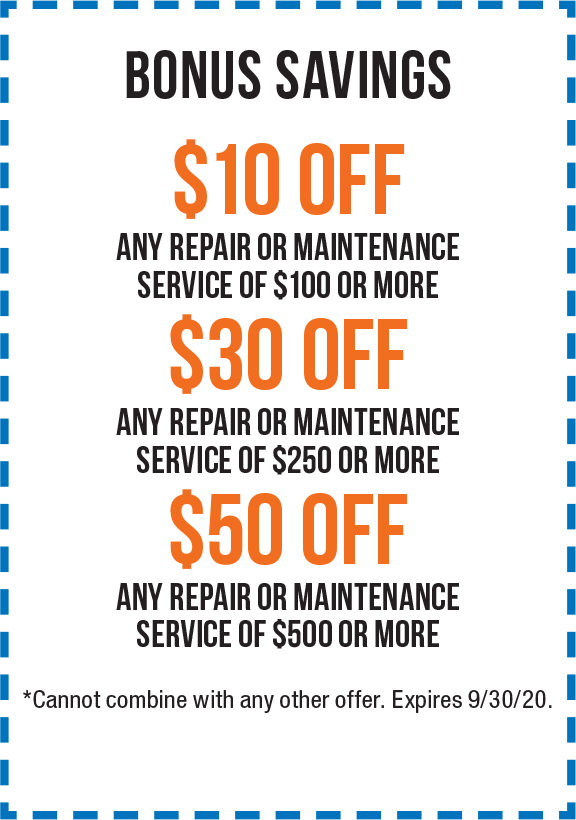 Auto Repair Promotions Specials Coupons and Discounts Willoughby Ohio